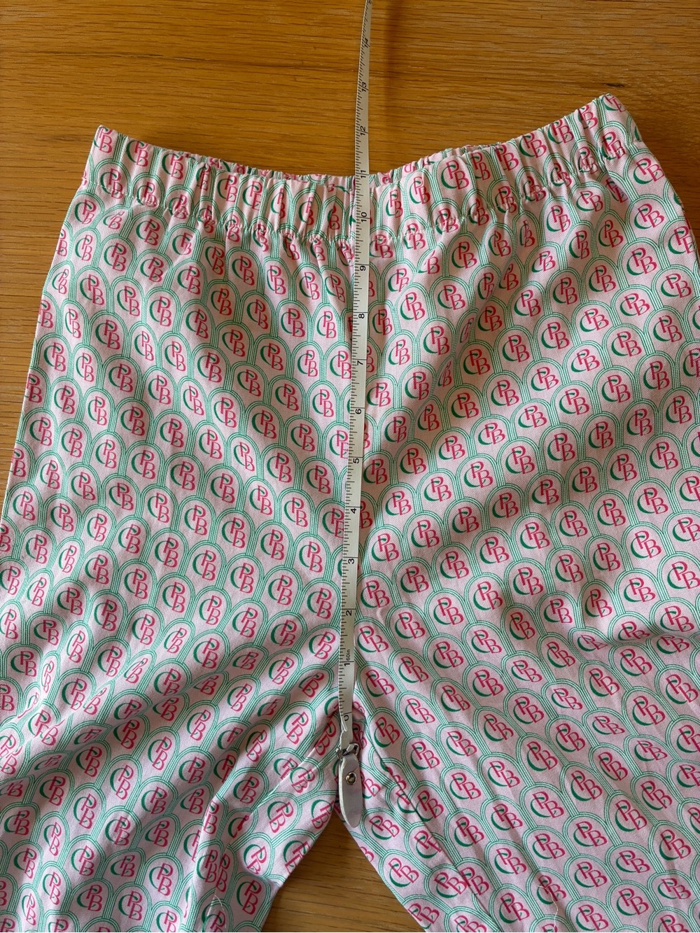 Petite Plume-The Colony Hotel-Pink and Green-Girls-Pajama-Set-12 - Picture 13 of 14